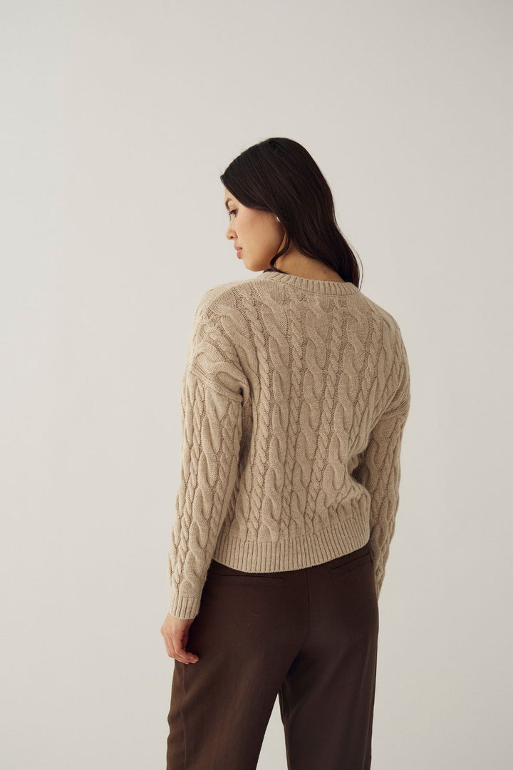 Noella - N-Morgana Knit 16820001 - 1526 - Beige Melange