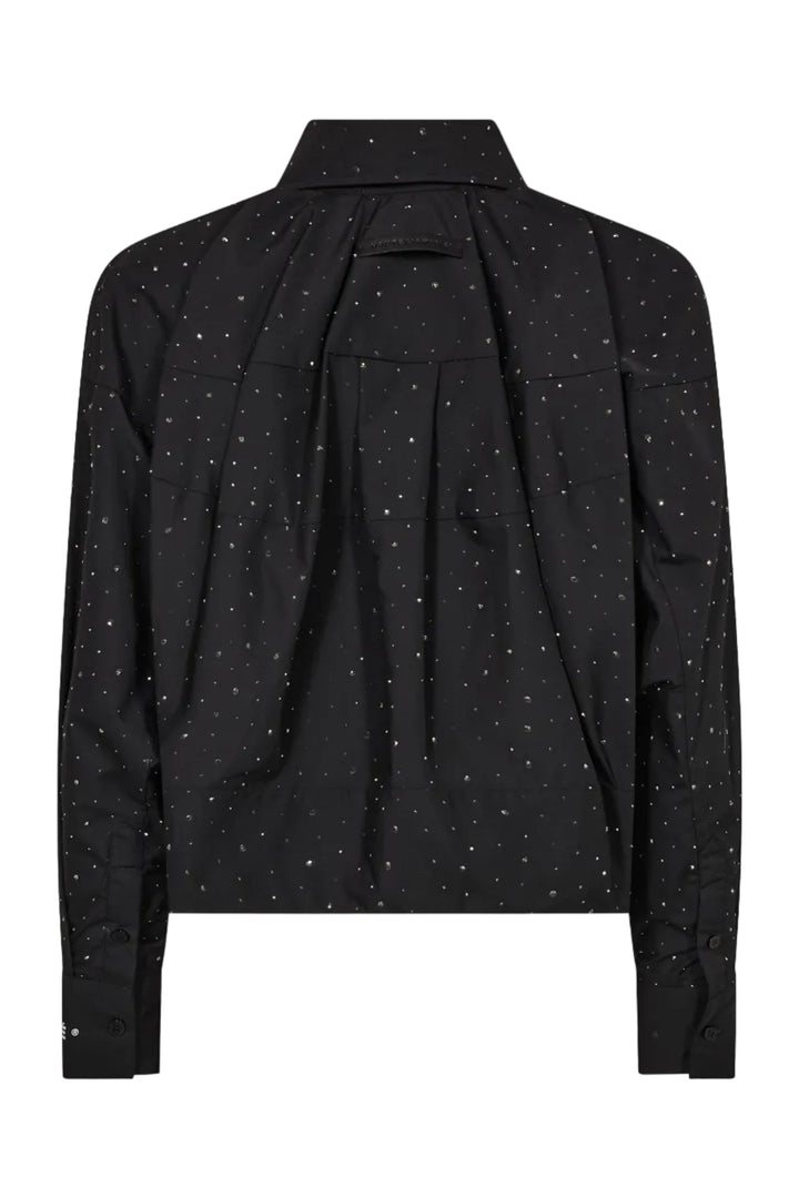 Haute L'Amitié - Sophie Plain Stone Shirt Hl10956 - Black