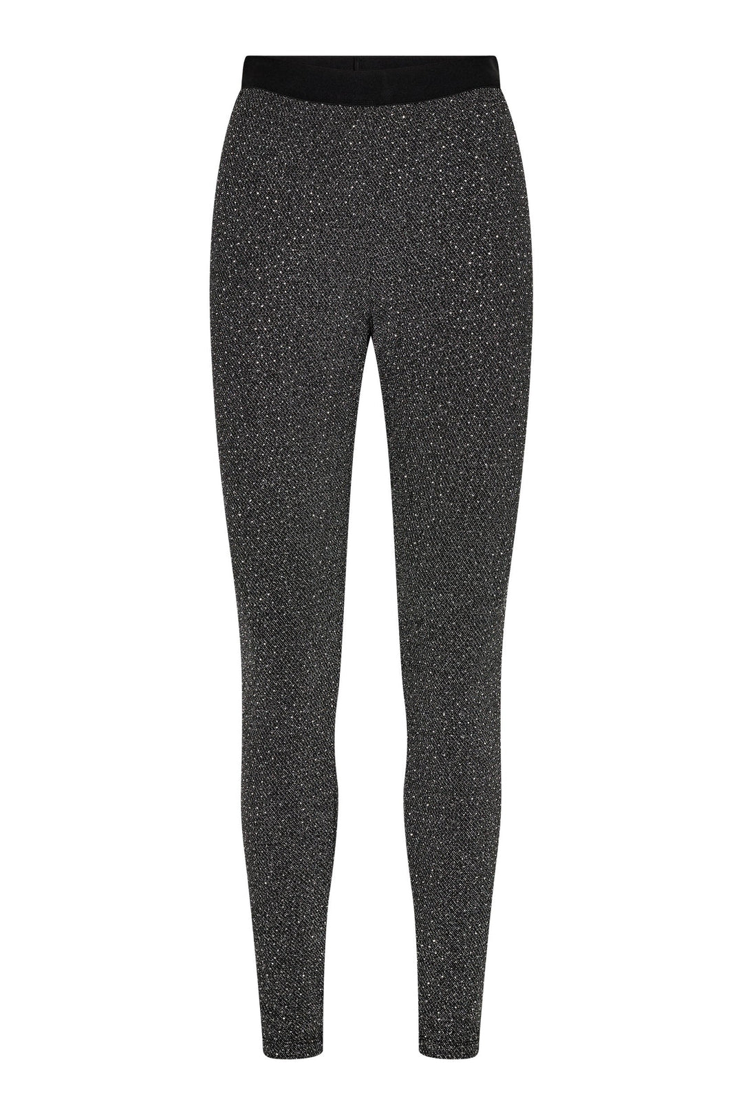 Haute L'Amitié - Rock Glitter Leggings Hl10999 - Black
