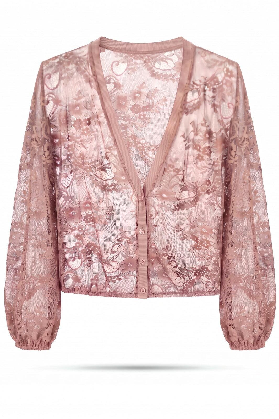A-Bee - Delilah Cardigan 81549 - Blush Pink Cardigans 