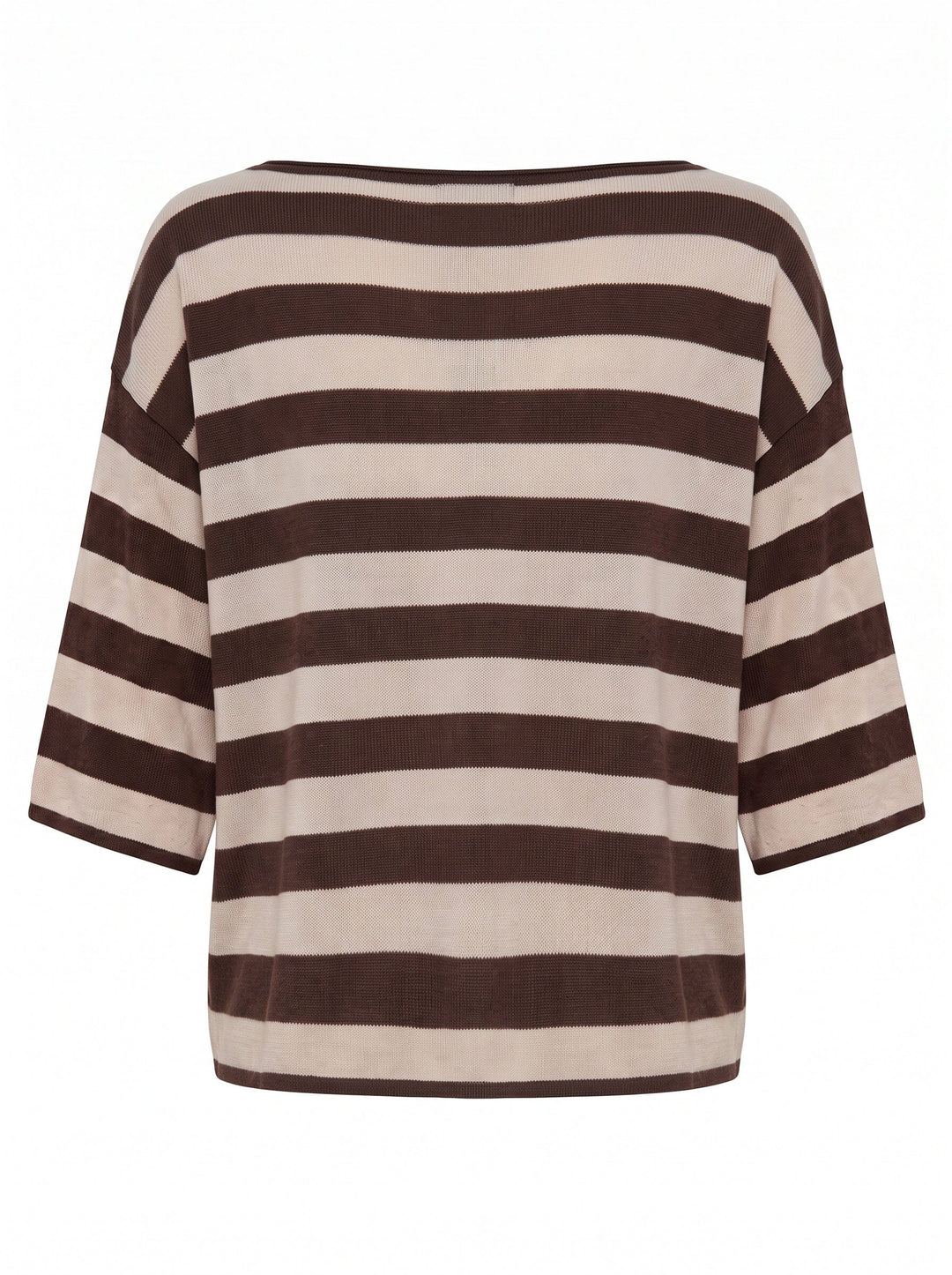 A-Bee - Ivy 70125 - Beige / Brown Stripe T-shirts 