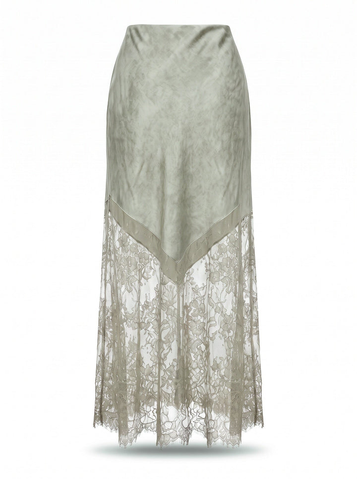 A-Bee - Margot 6324 - Sage Green Nederdele 