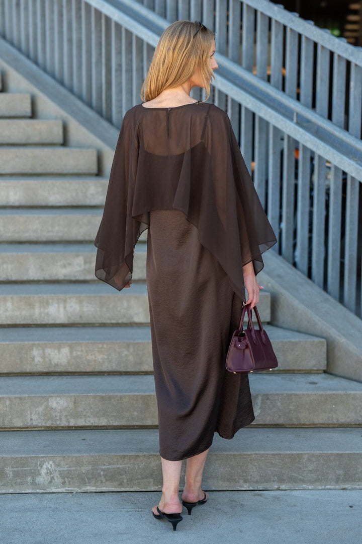 A-View - Flow Dress AV9495 - 194 - Dark Brown