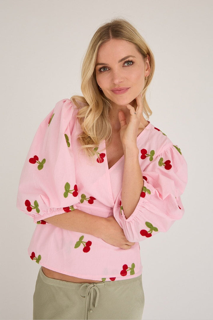 A-View - Rebekka Fruit Blouse AV4851 - 255 - Rose/Red