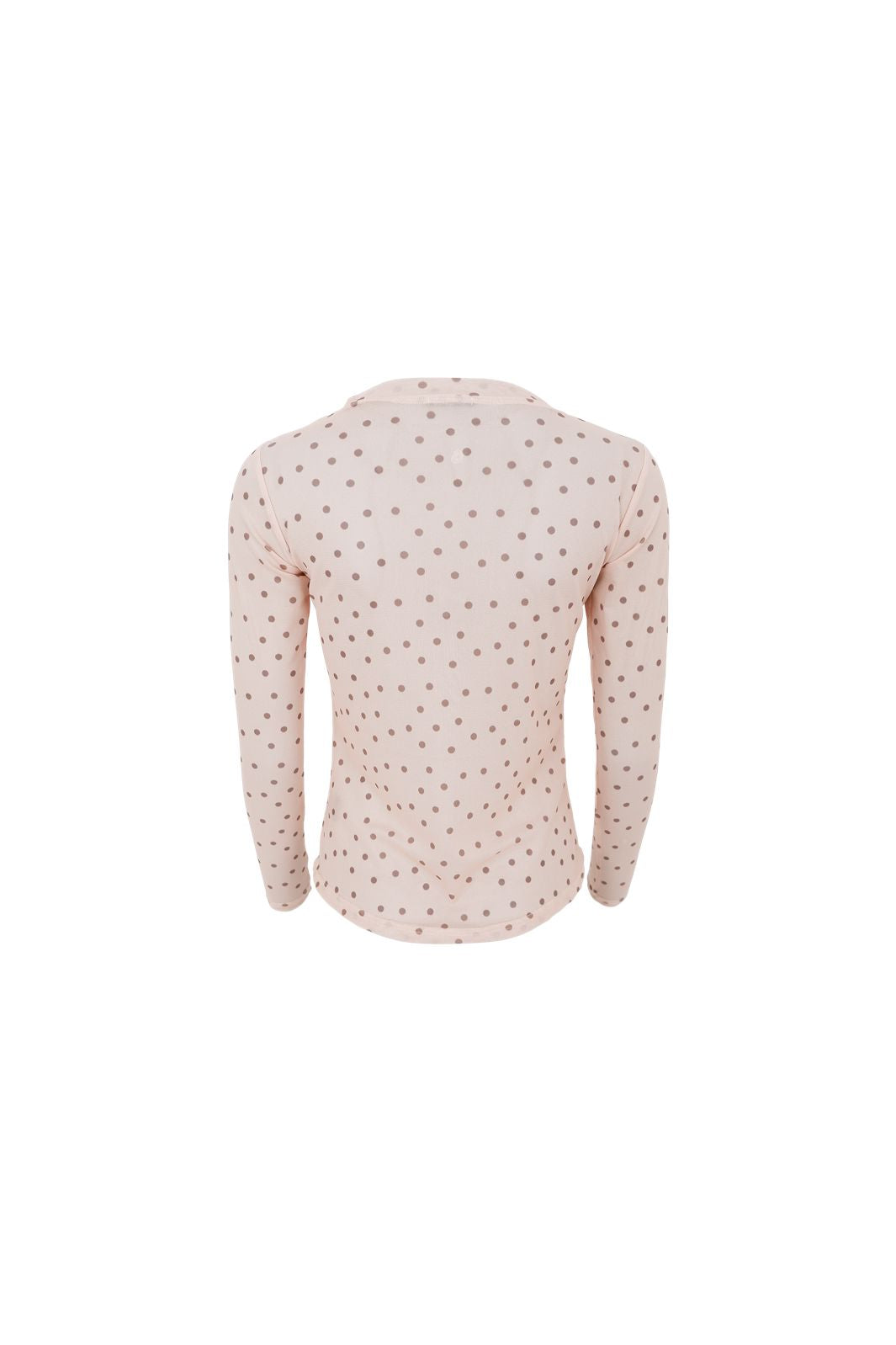 Black Colour - Bcannie Mesh Blouse 3846 - Shirts - Powder Dot