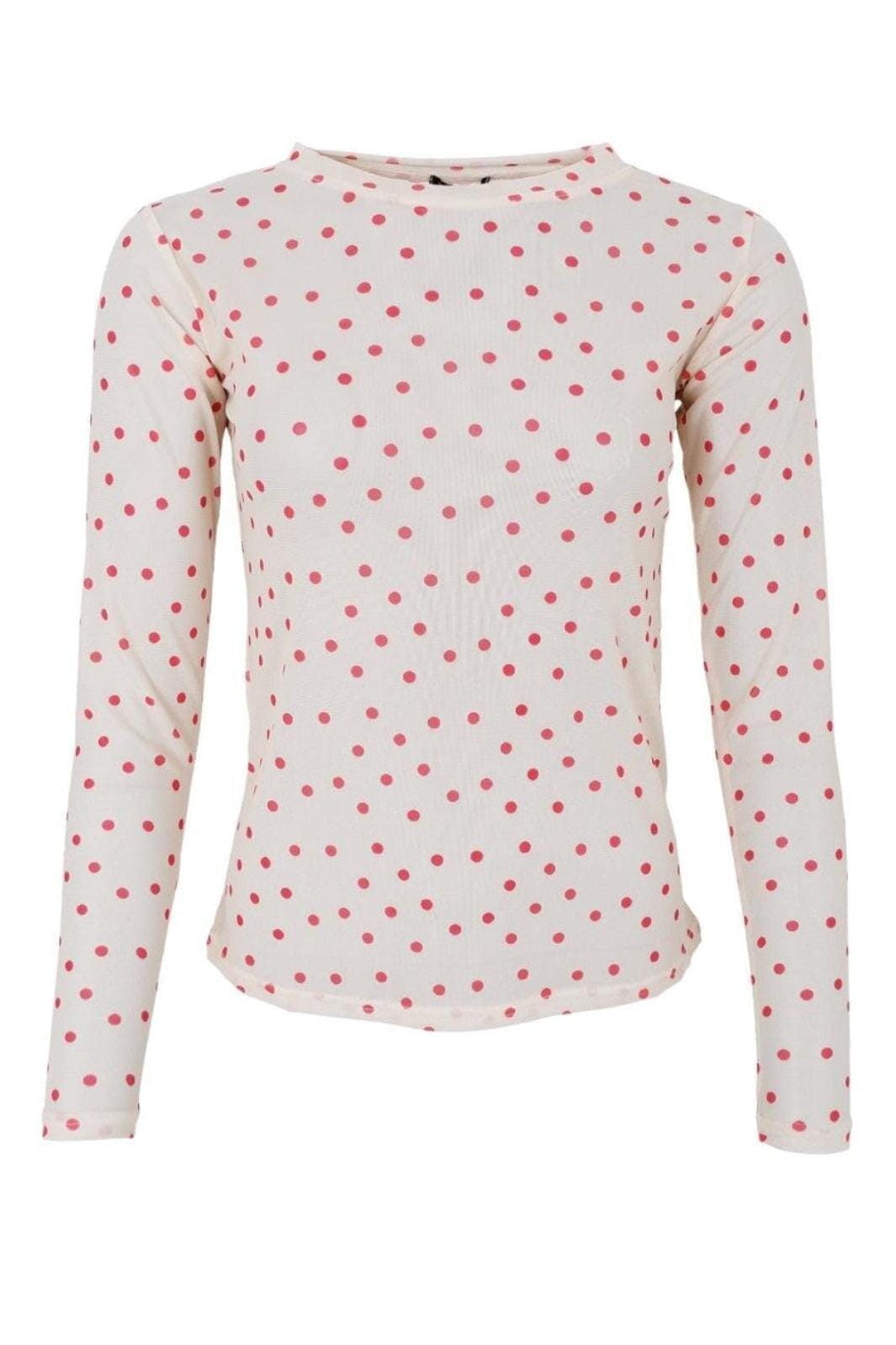 Black Colour - Bcannie Mesh Blouse 3846 - Shirts - Red Dot Bluser 