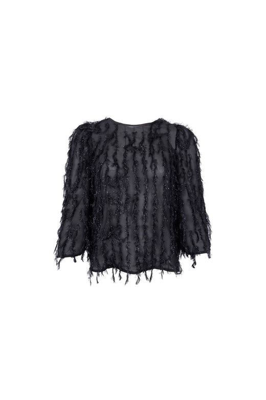 Black Colour - Bcdebra Blouse 41341 - Black