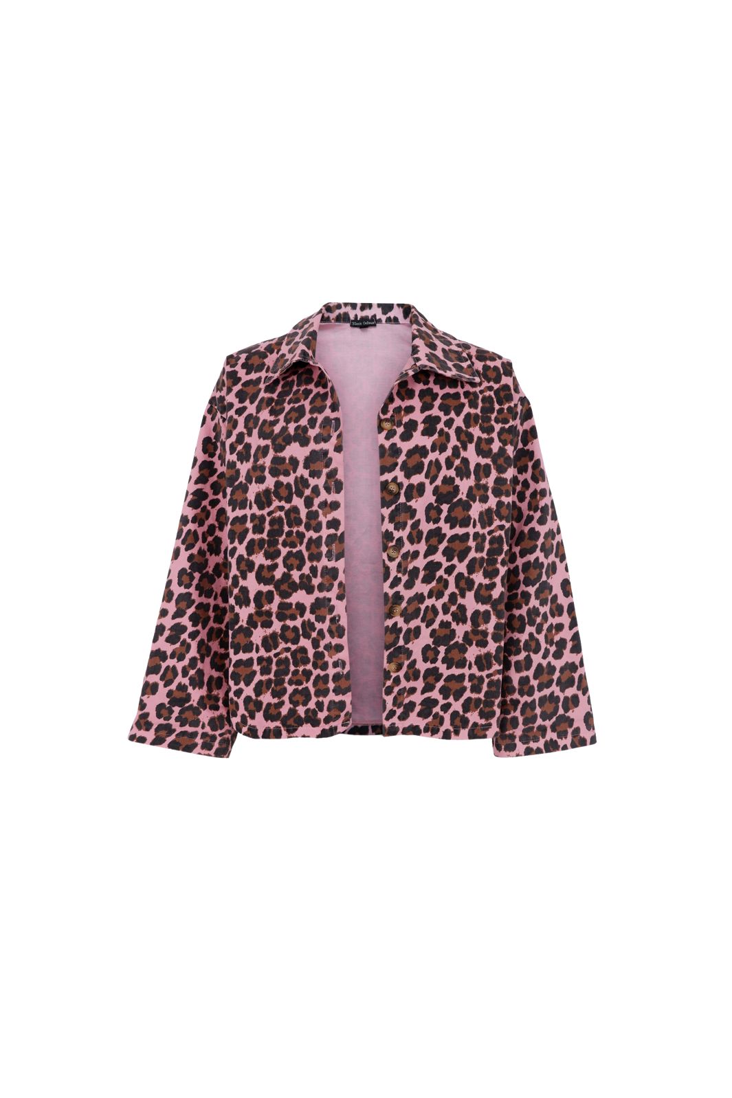 Black Colour - Bcellie Shirt Jacket 41101 - Pink Leo