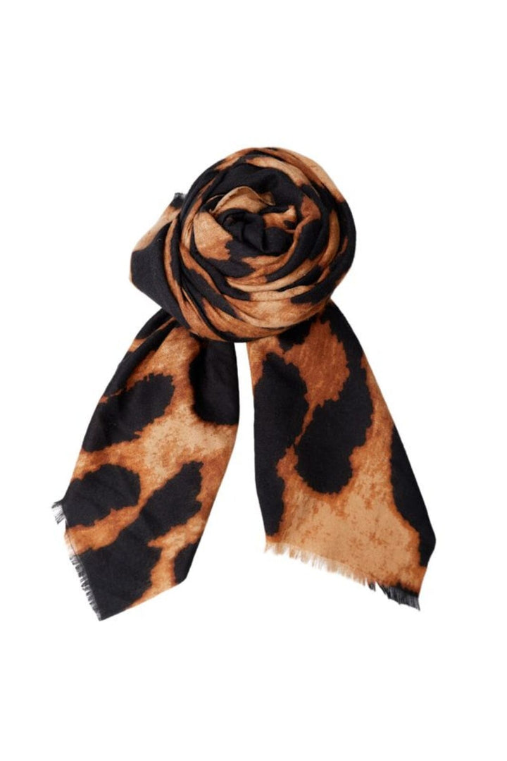 Black Colour - Bcfawn Leo Winter Scarf 208414 - Mocca Tørklæder 