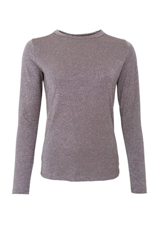 Black Colour - Bcfaye Lurex Blouse 3739 - Shirts - Taupe