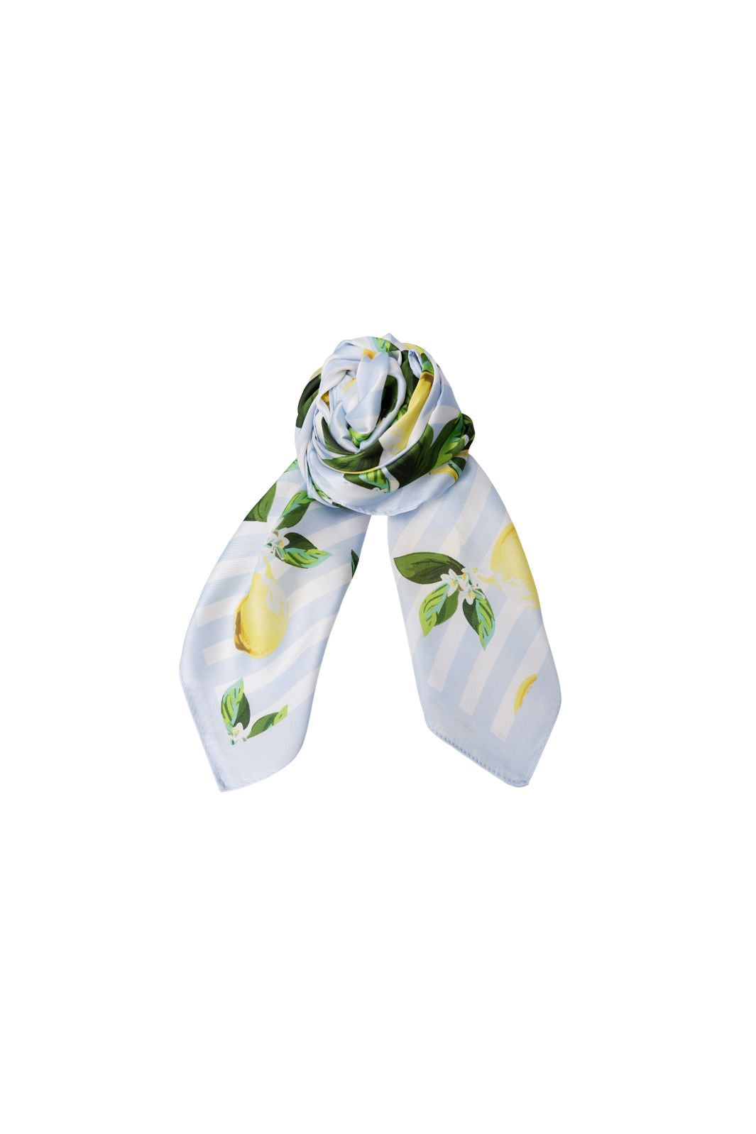 Black Colour - Bckayla Mini Scarf 3689 - Lt.Blue
