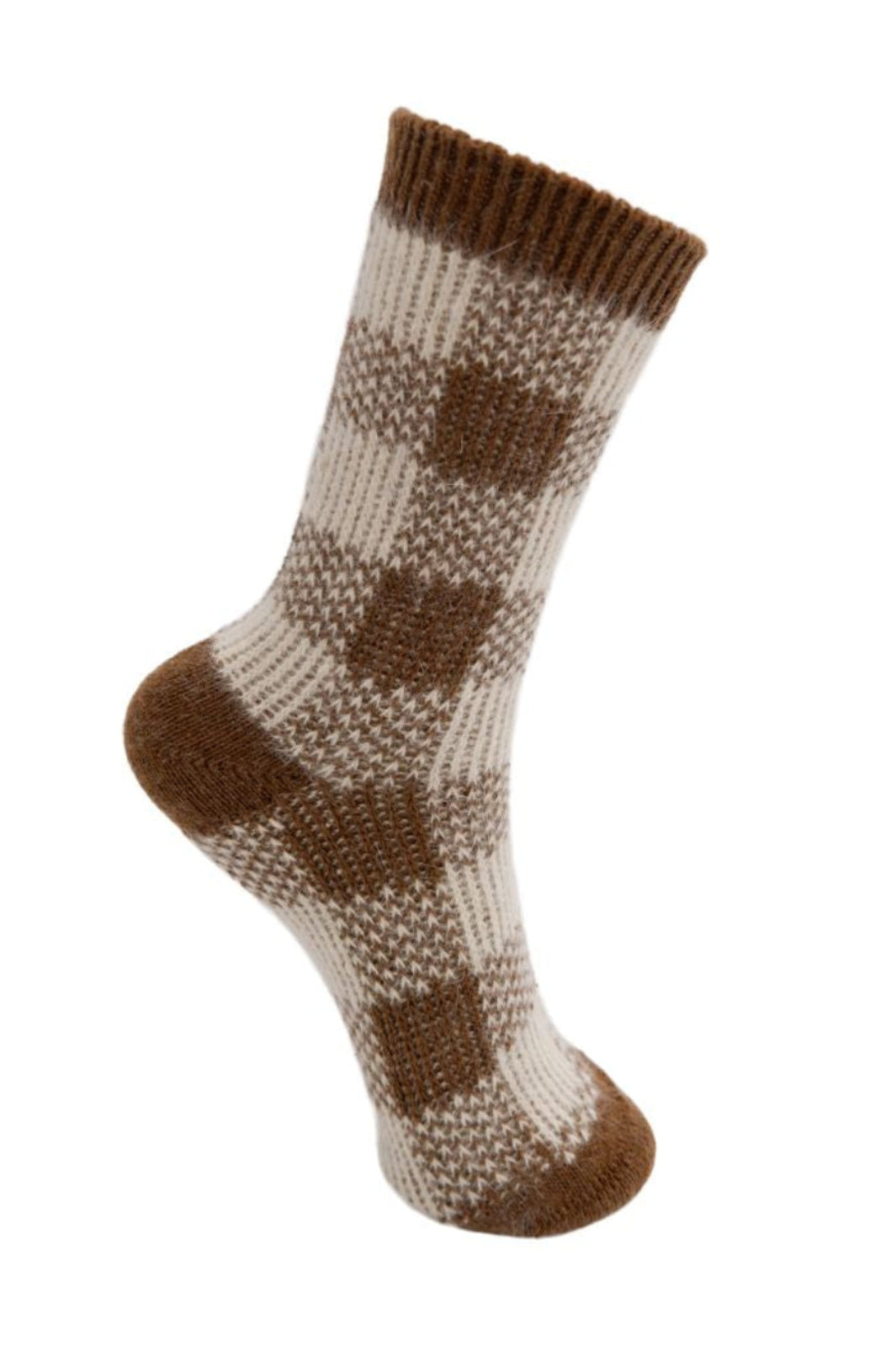 Black Colour - Bcpernilla Wool Sock 8584 - Coffee
