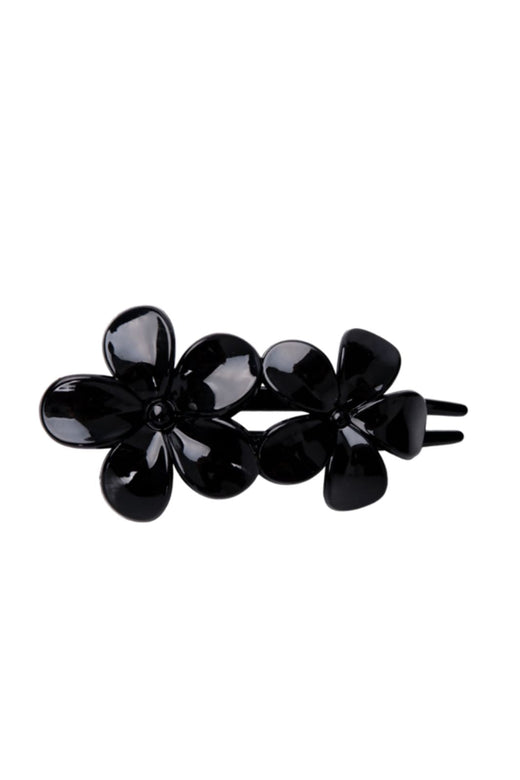 Black Colour - Bcrosella Flower Hair Clip 6074 - Black