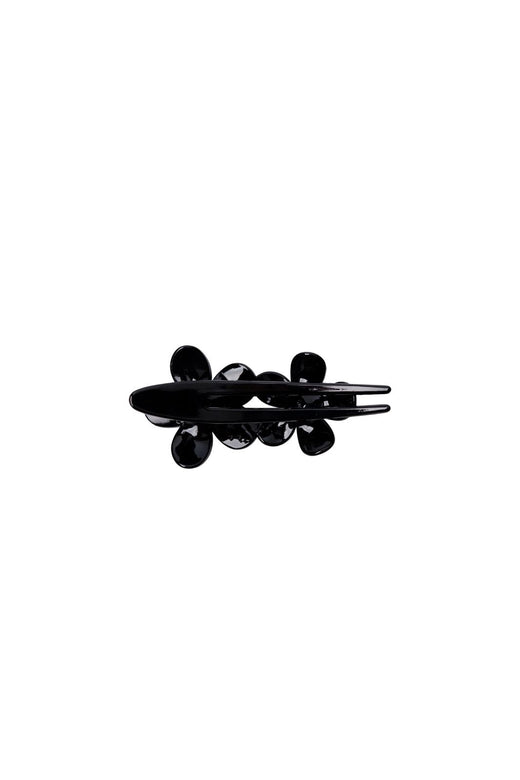 Black Colour - Bcrosella Flower Hair Clip 6074 - Black