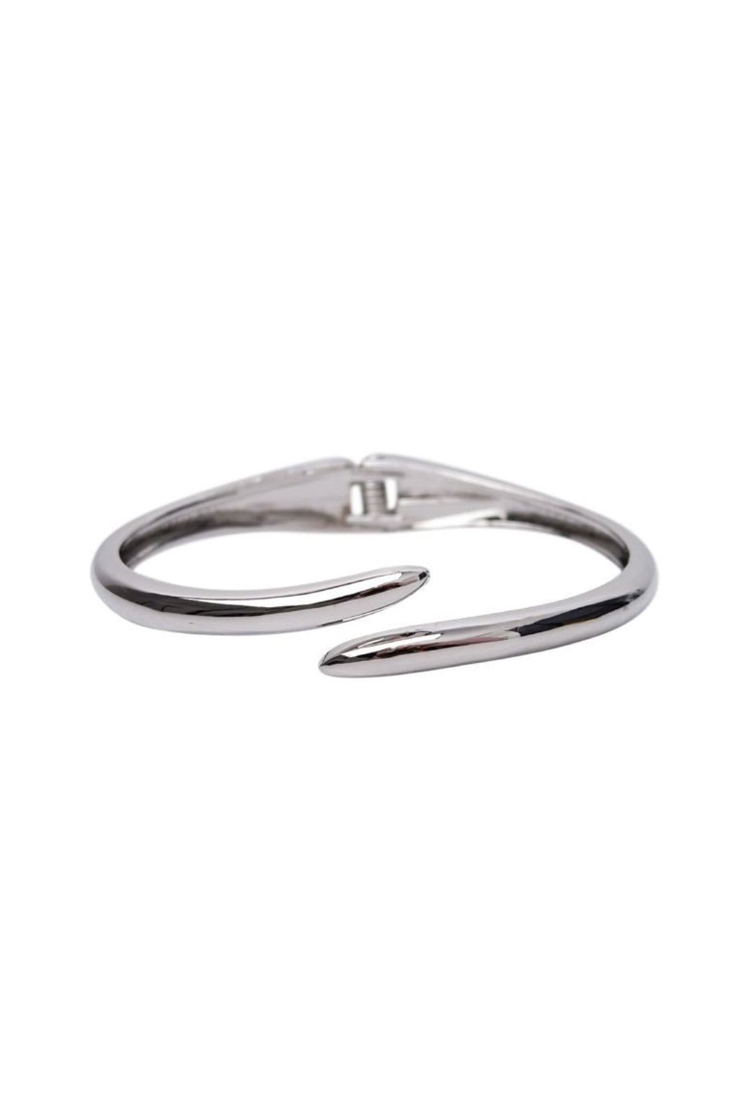 Black Colour - Bctrinny Slim Bangle 4522 - Silver Coloured