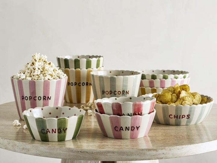 Bloomingville - Chip Skål, Grøn, Stentøj 82063854 - Green