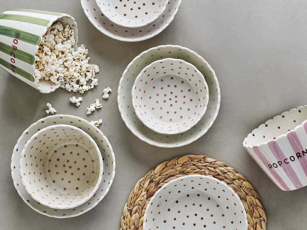 Bloomingville - Chip Skål, Grøn, Stentøj 82069734 - Green