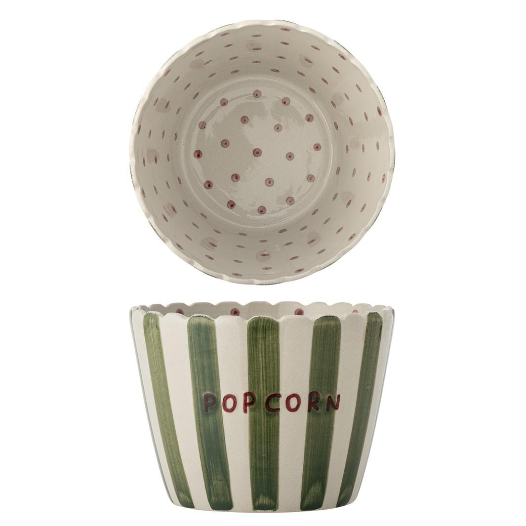 Bloomingville - Chip Skål, Grøn, Stentøj 82069734 - Green