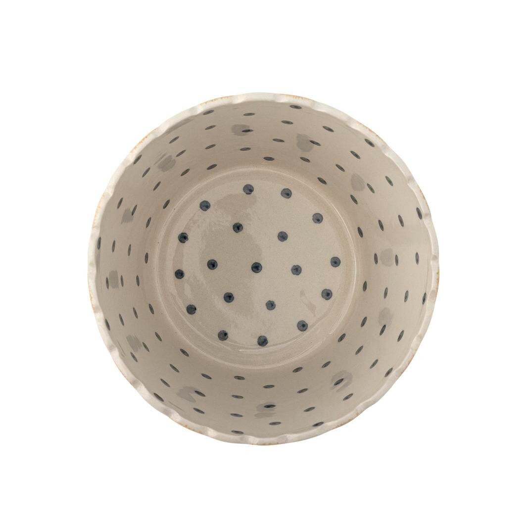 Bloomingville - Chip Skål, Gul, Stentøj 82069737 - Yellow