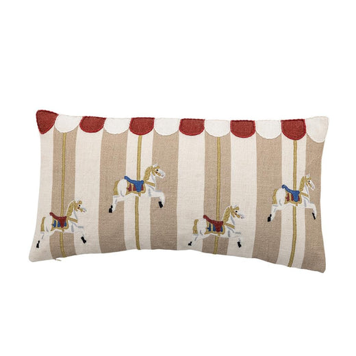 Bloomingville - Merry-go-round Pude, Natur, Bomuld 82062857 - Nature