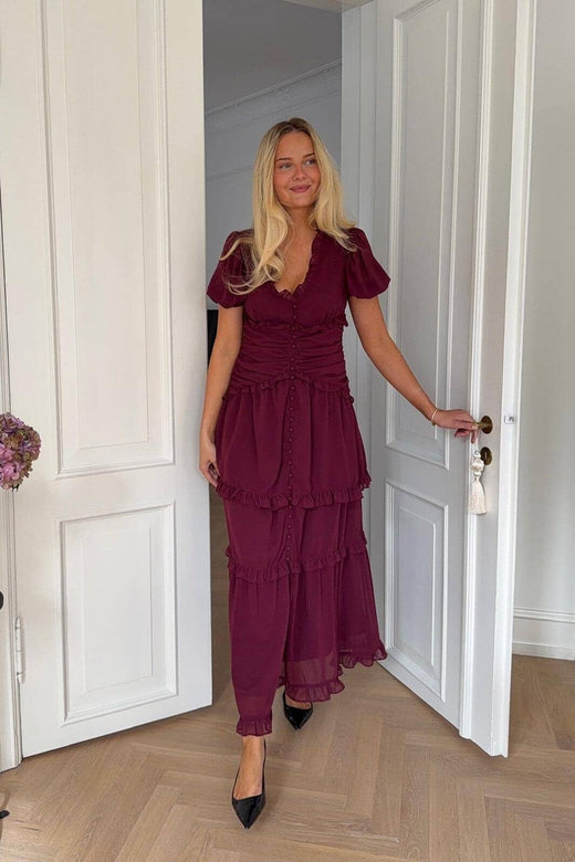 BYIC - Arielic Long Dress A25193 - Bordeaux Kjoler 