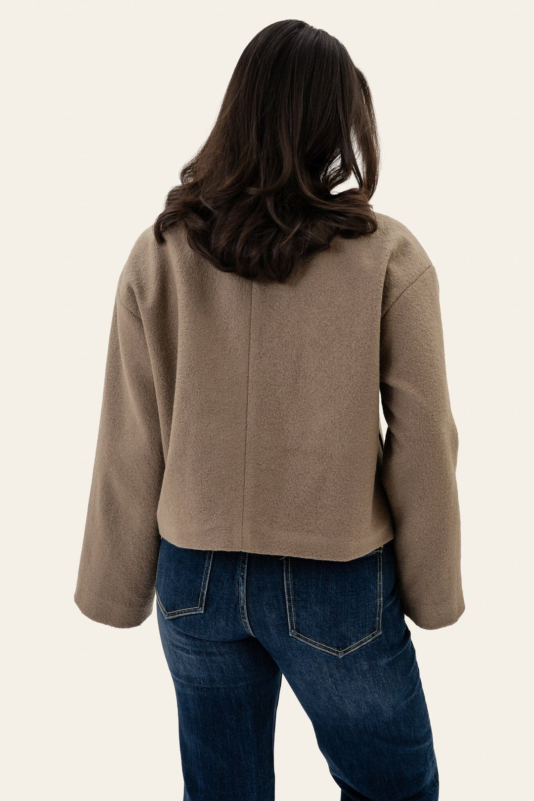Byic - Evaic Wool Jacket A25247 - Greige Jakker 