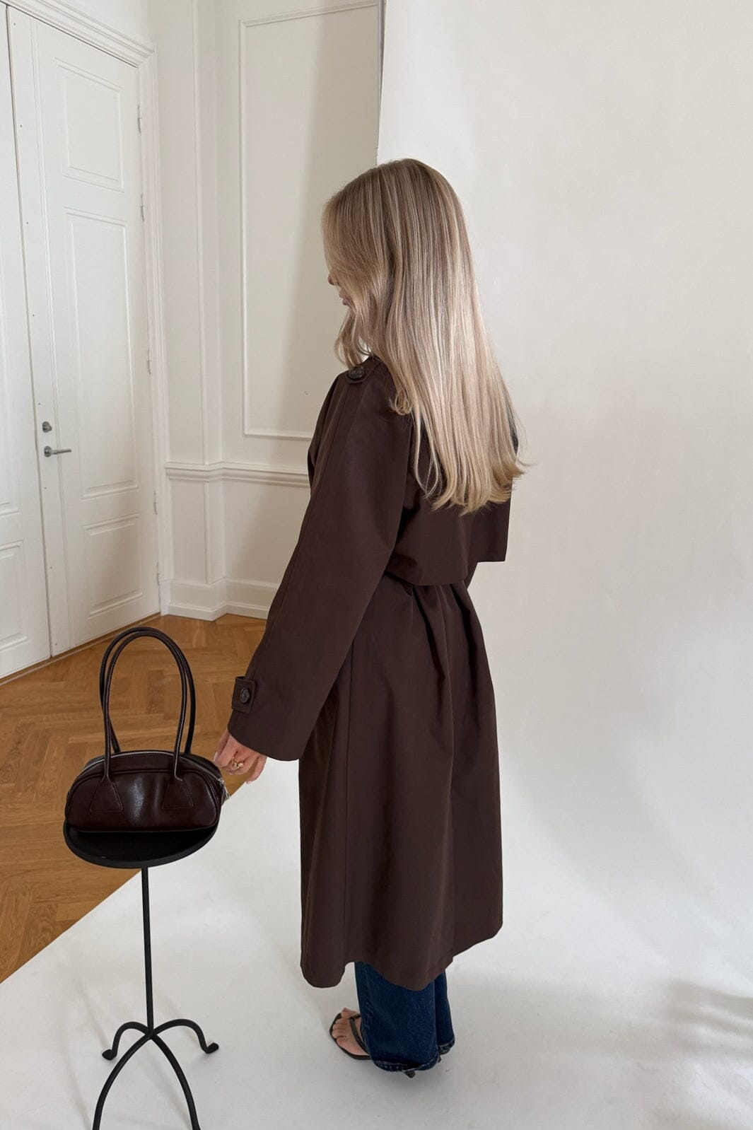 BYIC - Evieic Trenchcoat A25403 - Chocolate Brown