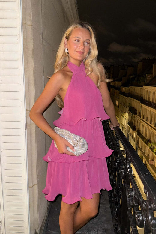 BYIC - Karmenic Dress A23993 - Fuchsia Pink Kjoler 