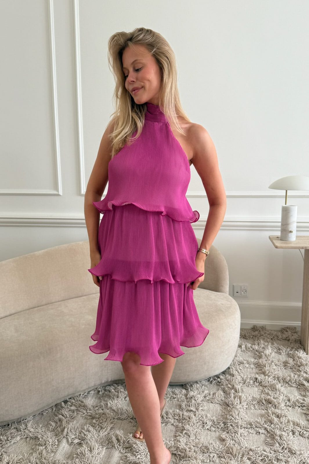 BYIC - Karmenic Dress A23993 - Fuchsia Pink