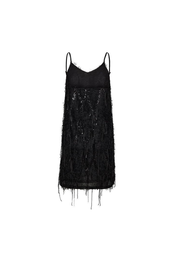 Co´Couture - 36575 Sillacc Sequin Strap Dress 504406 - 00000 - Black