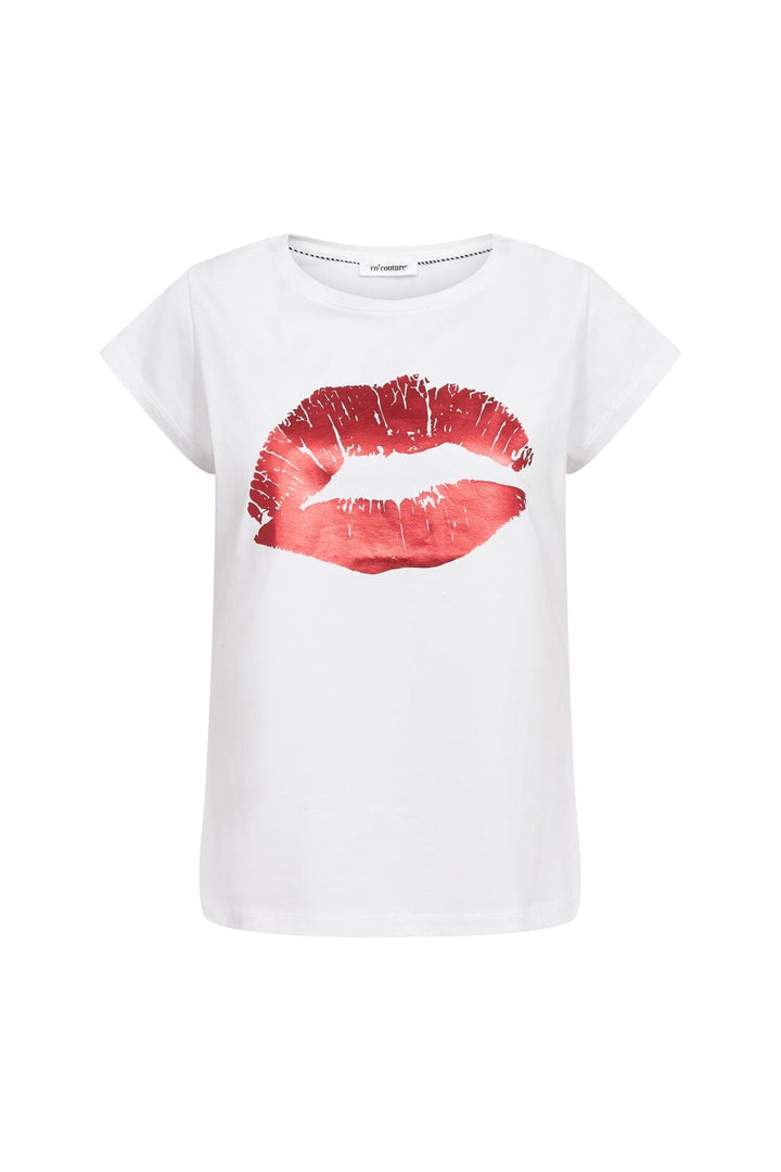 Co´Couture - 43099 Kisscc New Tee 503831 - 00011 - Red