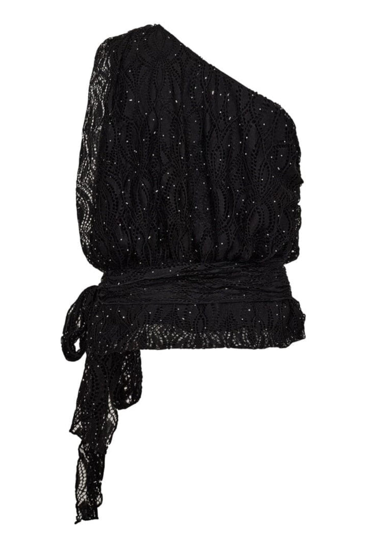 Co´Couture - Ericacc Stone Lace Top 500445 - 65001 - Black
