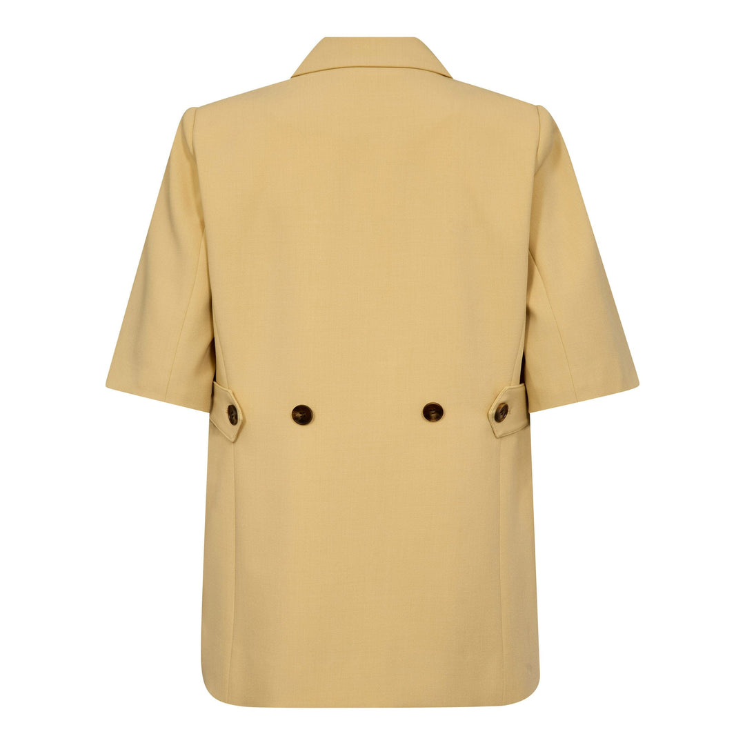 Co´Couture - Nilancc Fitted Ss Blazer 40026 - 171 - Paleyellow Blazere 