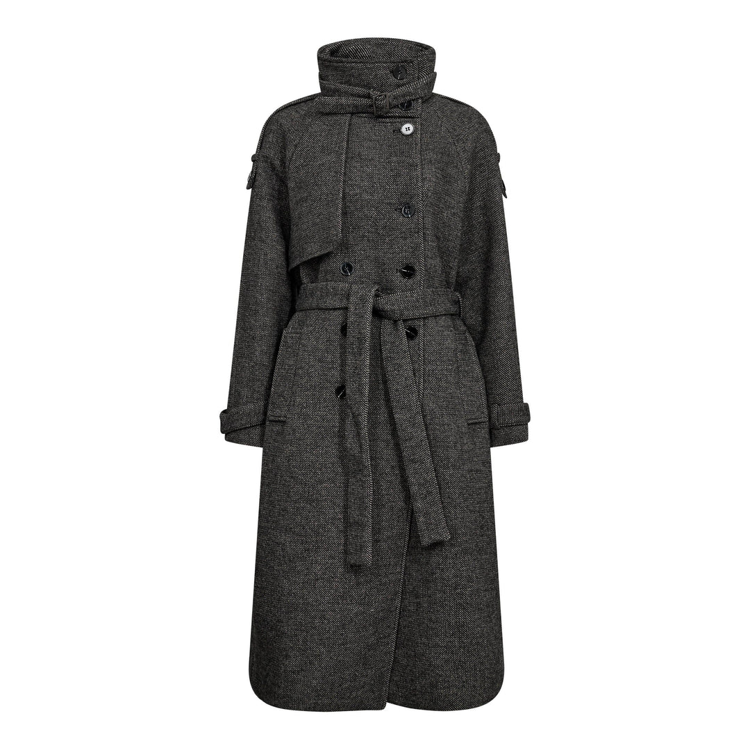 Co´Couture - Tillacc Long Coat 500121 - 65001 - Black Jakker 
