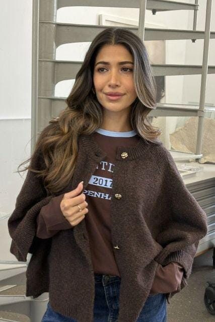 Continue - Louis Cape 15323 - Brown Strikbluser 