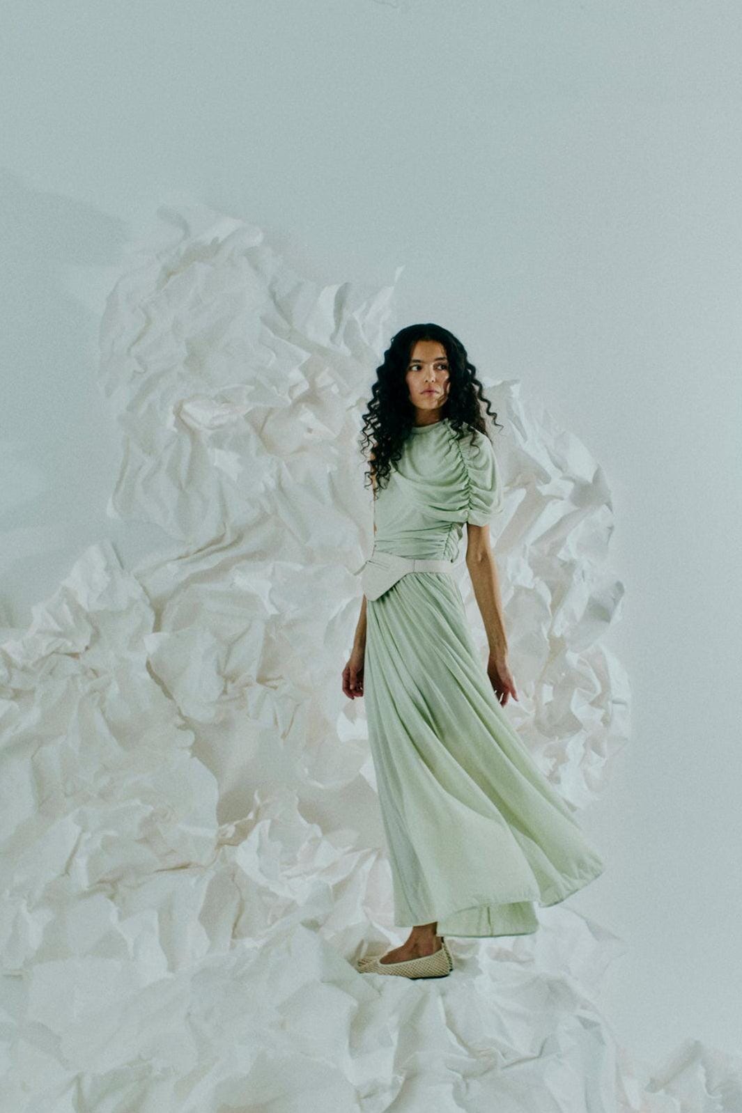 Copenhagen Muse - Cmmejse-dress 207781 - 2133 Green Tint Kjoler 