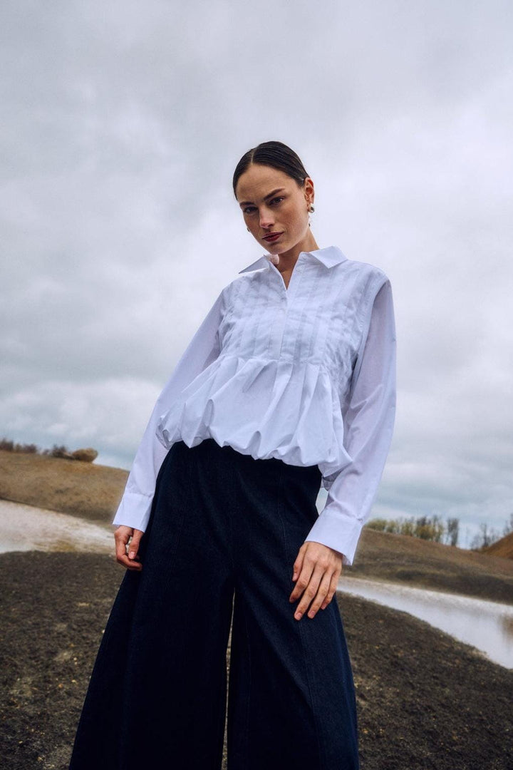 Copenhagen Muse - Cmpleat-shirt 211941 - 1010 Bright White Skjorter 