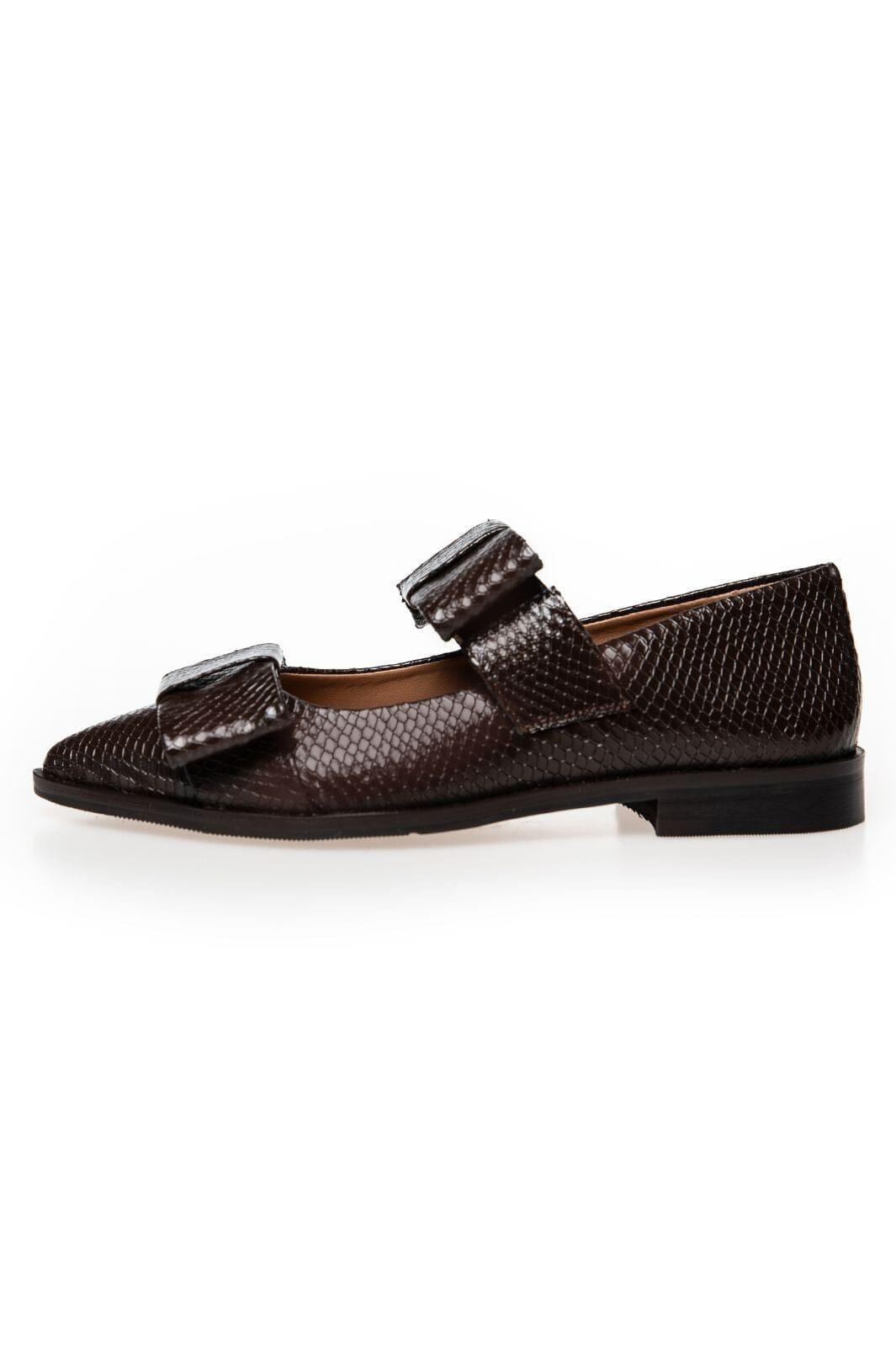 Copenhagen Shoes - Just A Vibe Brown CS8961 - 004 - Dark Brown Ballerinaer 