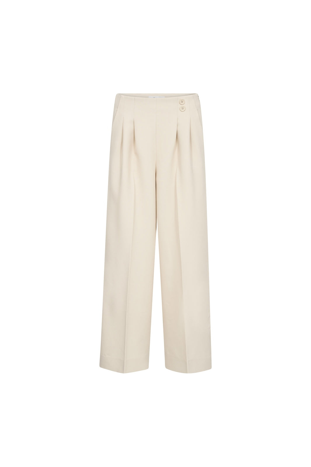 Co´Couture - Acilecc Pleat Pant 500807 - 10006 - Bone