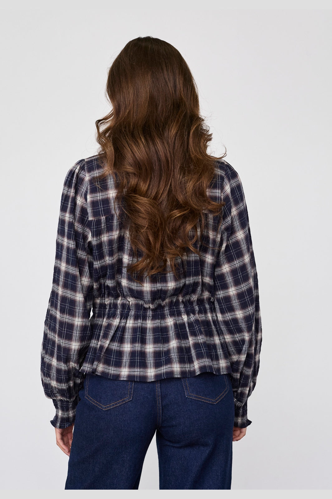 Sisters Point - Ecava-Top 20503 - 842 - Navy Check