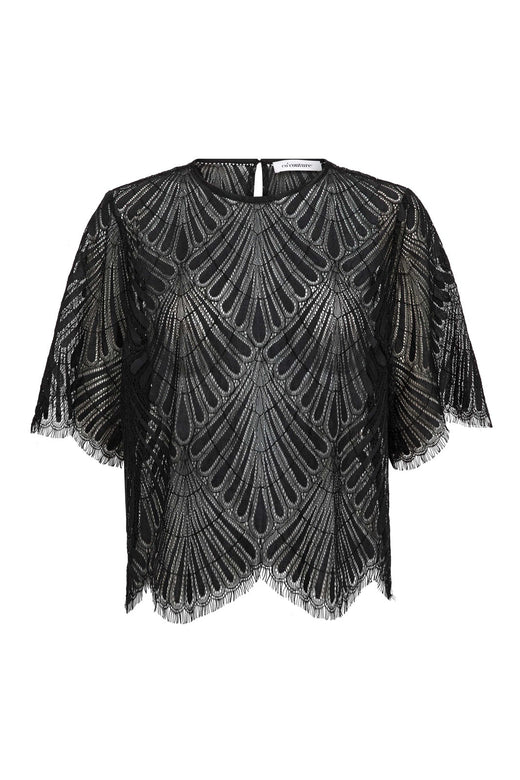 Co´Couture - Leticc Lace Blouse 500805 - 65001 - Black