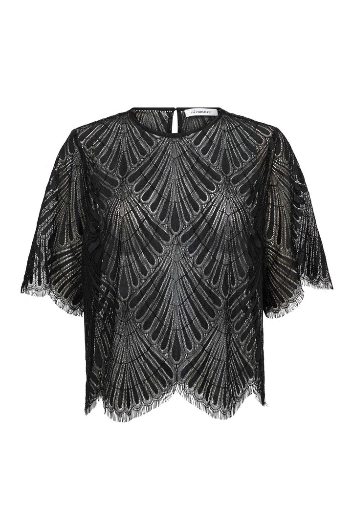 Co´Couture - Leticc Lace Blouse 500805 - 65001 - Black