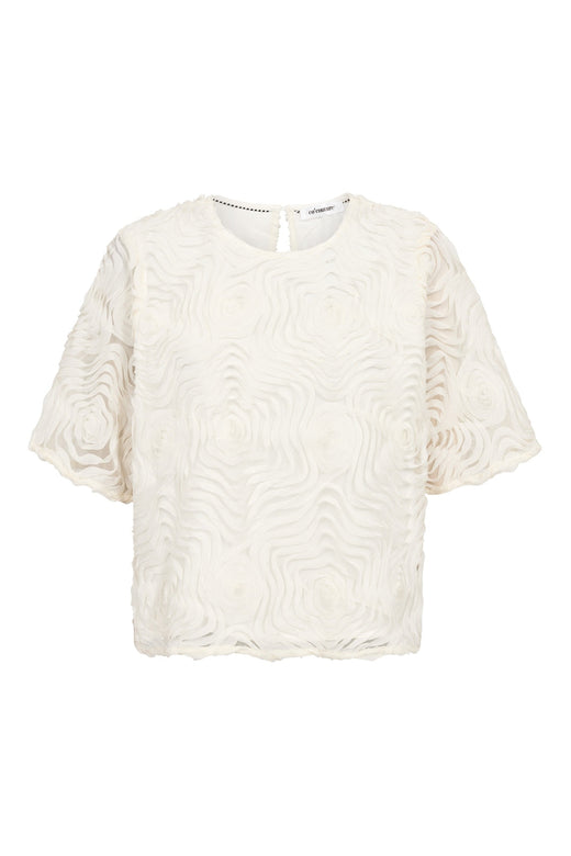 Co´Couture - Giovannacc Ss Blouse 500572 - 10002 - Off-White