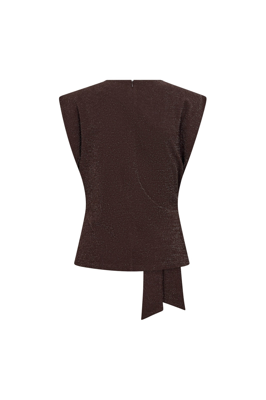 Co´Couture - Esticc Pleat Top 500547 - 20016 - Bison