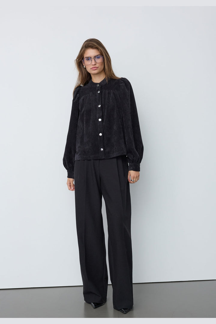 Co´Couture - Daisycc Cord Shirt 500586 - 65001 - Black