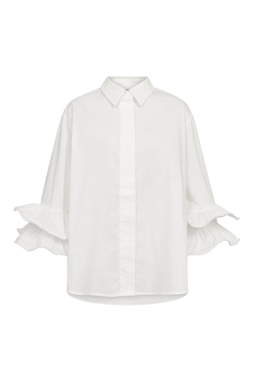 Co´Couture - Halencc Flare Shirt 500609 - 10001 - White