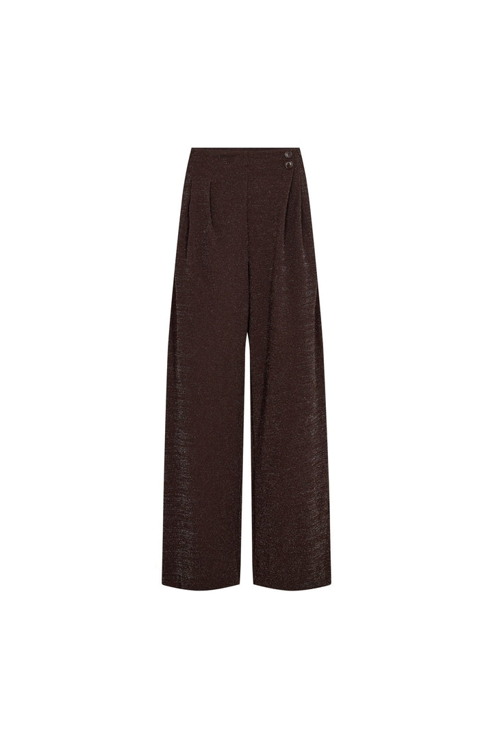 Co´Couture - Esticc Pleat Pant 500550 - 20016 - Bison