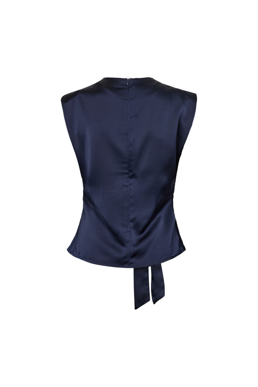 Co´Couture - Safiracc Pleat Top 500575 - 40007 - Navy
