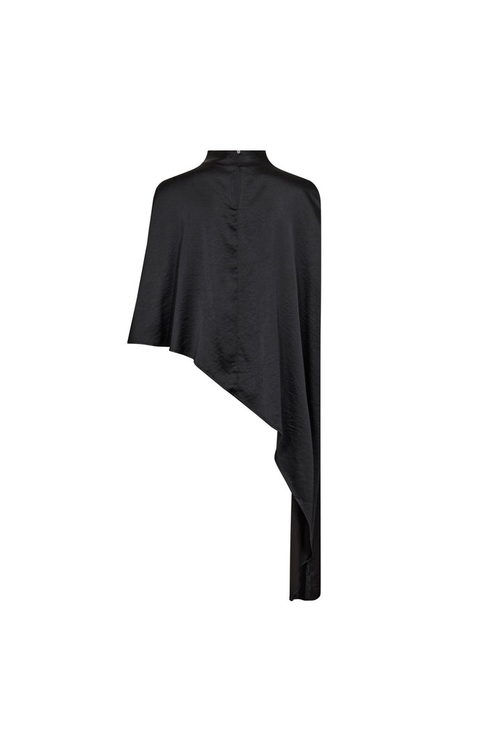 Co´Couture - Iduncc Turtle Cape Blouse 500655 - 65001 - Black