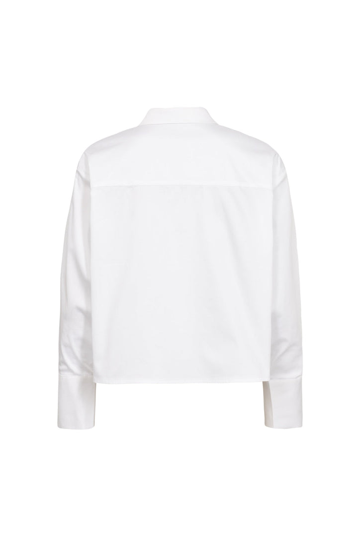 Co´Couture - Daliacc Sleeve Pleat Shirt 500539 - 10001 - White